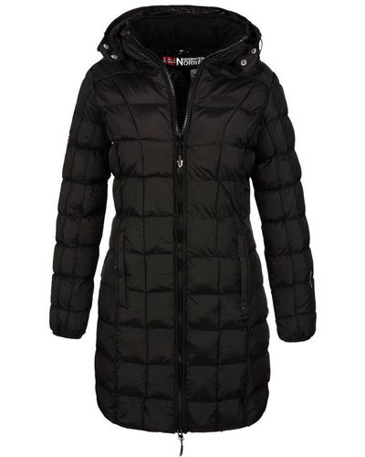 GEOGRAPHICAL NORWAY Winter Jacke Mantel Parka Steppjacke Steppmantel  Wintermantel in Blau | Lyst DE