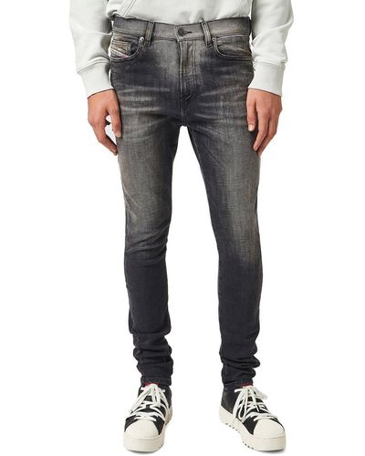 DIESEL Skinny-fit-Jeans High Waist Super Stretch - Grau