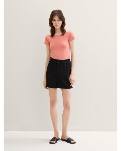 Tom Tailor Jeansshorts Relaxed Jeans Shorts - Pink