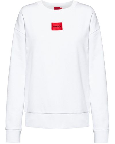 HUGO Sweatshirt 10231445 01 - Weiß