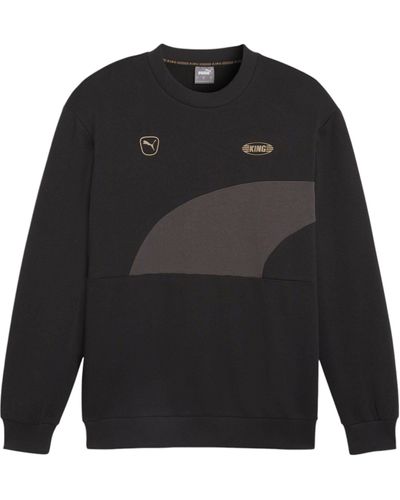 PUMA Sweater KING Top Crew Sweatshirt - Schwarz