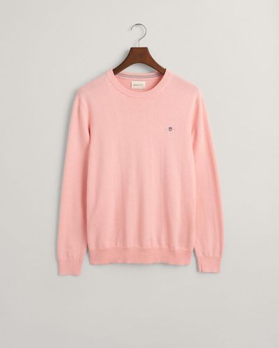 GANT Sweatshirt CLASSIC COTTON C-NECK - Pink