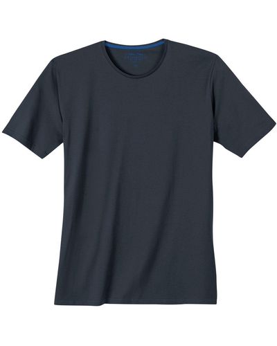 Redmond Rundhalsshirt Große Größen Rundhals Basic T-Shirt navy - Blau