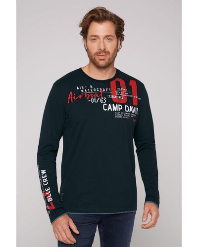 Camp David Langarm T-Shirts für Herren | Online-Schlussverkauf – Bis zu 56%  Rabatt | Lyst DE