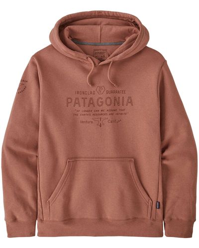 Patagonia Kapuzensweatshirt Forge Mark Uprisal Hoody Kapuzenpullover - Braun