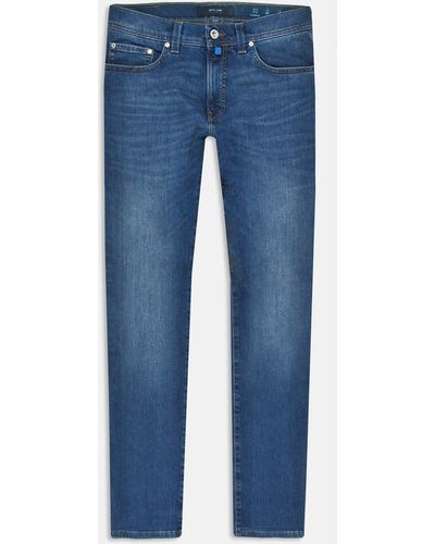 Pierre Cardin 5-Pocket-Jeans Lyon Tapered Futureflex - Blau