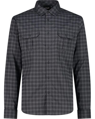 CMP Funktionshemd Man Shirt slong sleeve dark graphite - Grau