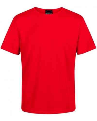 Regatta Rundhalsshirt Pro Wicking T-Shirt XS bis 4XL - Rot