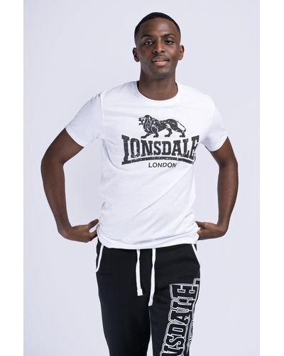 Lonsdale London T-Shirt SILVERHILL - Weiß