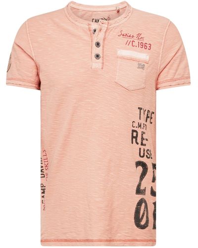 Camp David T-Shirt (1-tlg) - Pink