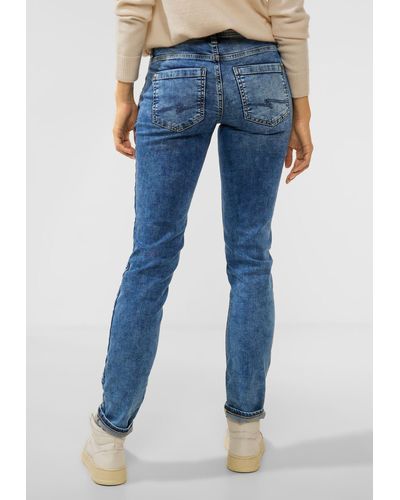 Street One Comfort-fit-Jeans Middle Waist - Blau