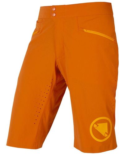 Endura Shorts mit Gürtelschlaufen - Orange