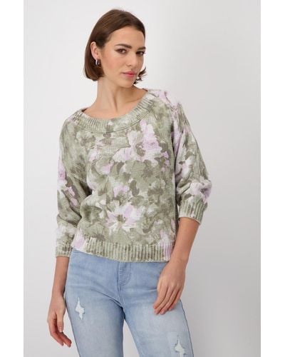 Monari Sweatshirt Pullover - Grün