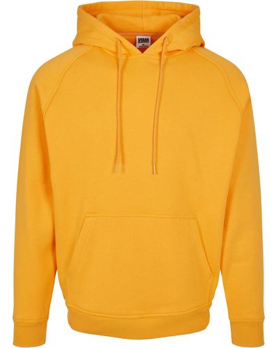 Urban Classics Sweatshirt Blank Hoody - Gelb