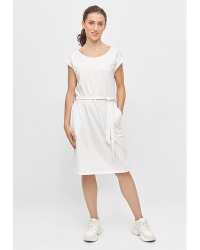 Bench Jerseykleid Kleid off_white - Weiß