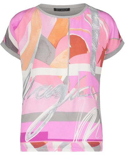 Betty Barclay Kurzarmhemd Shirt Kurz 1/2 Arm - Pink