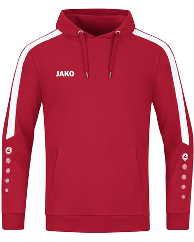 JAKÒ Sweater Power Hoody - Rot