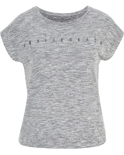 Venice Beach T-Shirt WONDER (1-tlg) - Grau