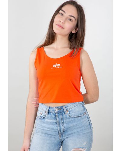 Alpha Industries Muskelshirt Women - Orange