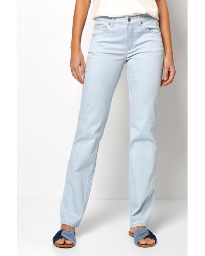 Relaxed by TONI 5-Pocket-Jeans Liv - Blau
