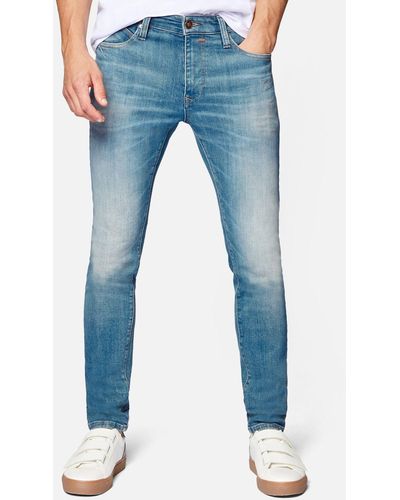 Mavi Slim-- Skinny Fit Basic Jeans Denim Pants JAMES (1-tlg) 4156 in Blau-2