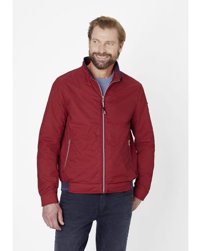 S4 Jackets KOS Modern Fit Blouson aus reiner Baumwolle - Rot