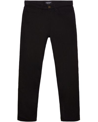 Esprit Slim-fit- Schmale Jeans mit mittlerer Bundhöhe - Schwarz