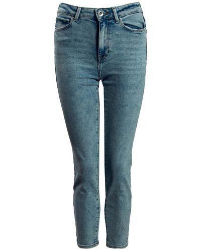 ONLY Slim-fit-Jeans Emily Stretch Highwaist - Blau