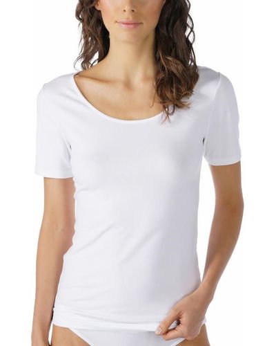 Mey T-Shirt Top 1/2 Ärmel - Weiß