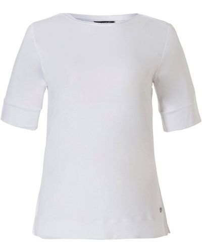 Pastunette Pyjamaoberteil Pyjama Shirt (1-tlg) Viskose Qualität - Weiß