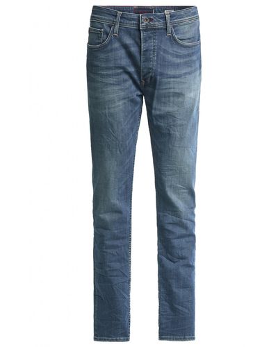 Salsa Jeans 5-Pocket- JEANS LIMA mid blue used washed 125226.8503 - Blau