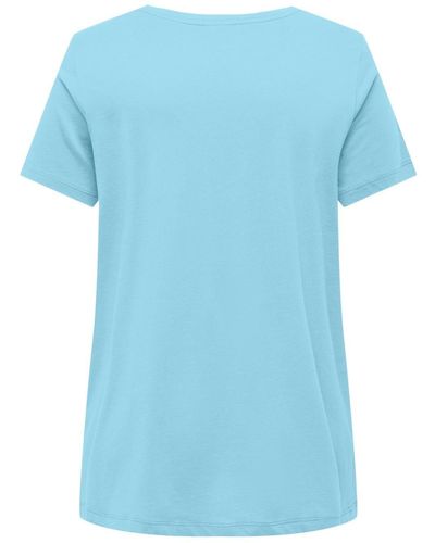 Only Carmakoma T-Shirt - Blau