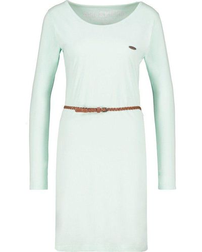 Alife & Kickin Sommerkleid Ellinak A Longsleeve Dress - Weiß