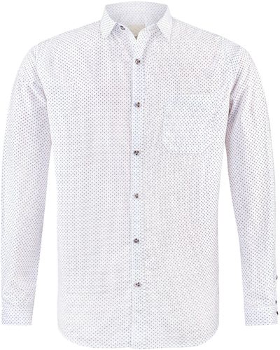 Stockerpoint Trachtenhemd Tonio - Weiß