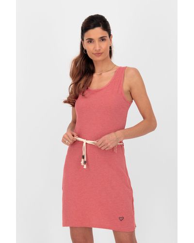 Alife & Kickin JenniferAK A Sleeveless Dress Sommerkleid, Kleid - Rot