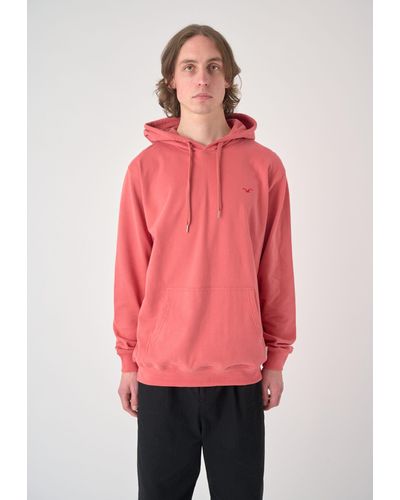 CLEPTOMANICX Kapuzensweatshirt Ligull mit lockerem Schnitt - Pink