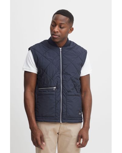 Casual Friday Steppweste CFOlas 0055 quilted vest - Blau