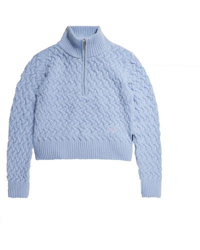 G-Star RAW Sweatshirt Chunky Skipper Knit WMN (1-tlg) - Blau