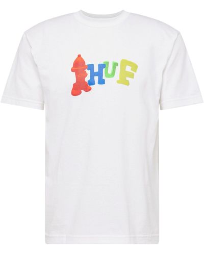 Huf T-Shirt Claytime (1-tlg) - Weiß