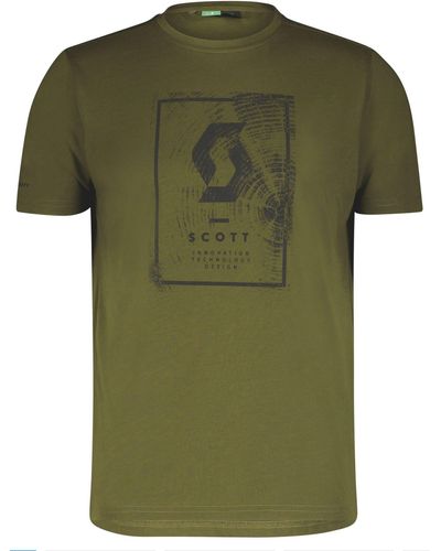 Scott Kurzarmhemd SCO Shirt M's Defined DRI SS - Grün