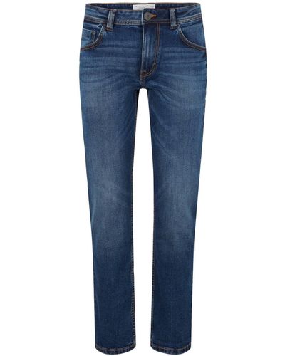 Tom Tailor 5-Pocket- Jeans "Marvin" Regular Fit (1-tlg) - Blau