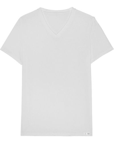 Hom T-Shirt V-Neck 402466 - Weiß
