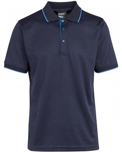 Regatta Rundhalsshirt Navigate Short Sleeve Polo Poloshirt - Blau