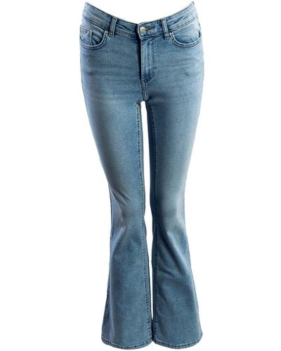 ONLY Bootcut-Jeans Blush Flared Denim - Blau