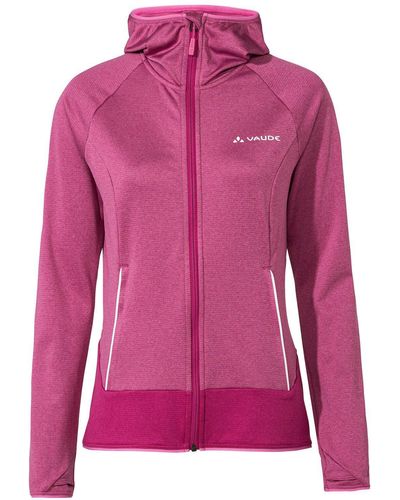 Vaude Outdoorjacke Women's Tekoa Fleece Jacket II (1-St) Klimaneutral kompensiert - Pink