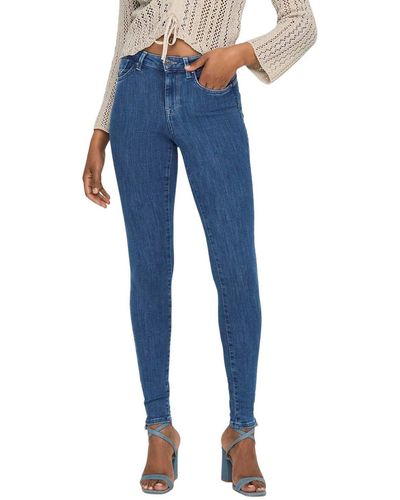 ONLY Skinny-fit-Jeans POWER Jeanshose mit Stretch - Blau