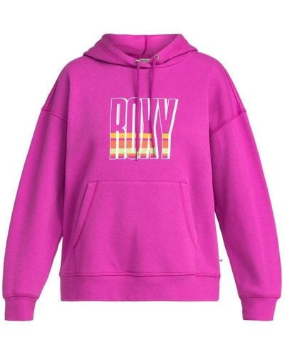 Roxy Kapuzensweatshirt Thats Rad - Pink