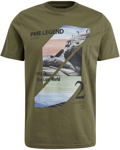 PME LEGEND T-Shirt (1-tlg) - Grün