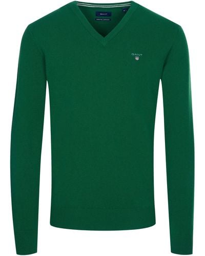 GANT Strickpullover Pullover grün