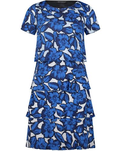 Betty Barclay Sommerkleid Kleid Kurz 1/2 Arm - Blau